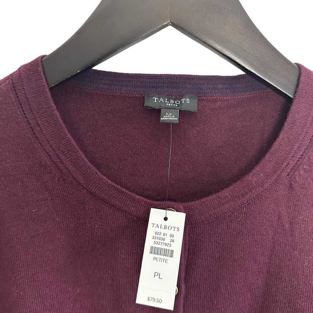 NWT Talbots button down sweater size Lp NWT - image 2